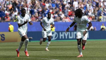 Dembele'den yarım saatte hat-trick! Fransa liderlik ma&ccedil;ında Norve&ccedil;'e gol yağdırdı
