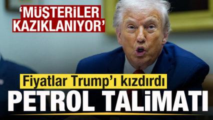 Fiyatlara isyan etti! Trump'tan petrol talimatı! 'M&uuml;şteriler kazıklanıyor'