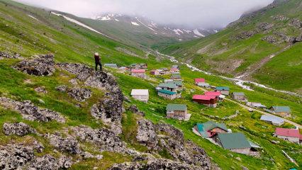 G&ouml;renin İsvi&ccedil;re sandığı Karadeniz yaylası mest etti! Dulağa Yaylası baharda coştu