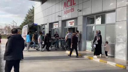 İskeleden d&uuml;şen 2 iş&ccedil;i yaralandı