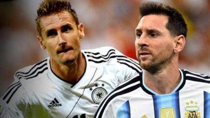 Klose'yi tahttan indiren Messi, D&uuml;nya Kupası'nda rekoru geliştiriyor