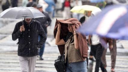 Meteoroloji'den son dakika sağanak yağış uyarısı! İşte b&ouml;lge b&ouml;lge son durum