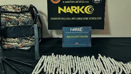 Narkotik polisinden ka&ccedil;amadılar: Kamp sandalyelerinden zehir &ccedil;ıktı!