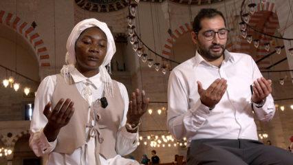 G&ouml;n&uuml;l bağı inan&ccedil;la birleşti! Afrikalı hemşire M&uuml;sl&uuml;man oldu, se&ccedil;tiği isim duygulandırdı