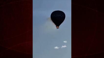 Brezilya'da sıcak hava balonunda yaşanan dehşet anları kameralara yansıdı