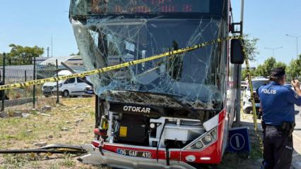 Son Dakika... Ankara'da belediye otob&uuml;s&uuml; kaza yaptı: Acı haber geldi!