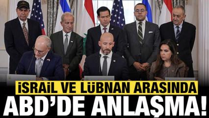 Son dakika: İsrail ve L&uuml;bnan arasında anlaşma!