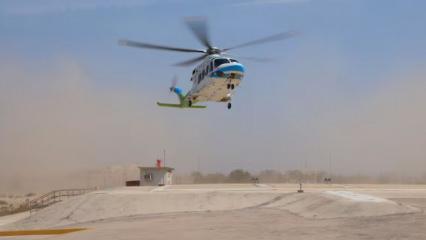 Son dakika... Suudi Arabistan'da petrol şirketine ait helikopter d&uuml;şt&uuml;