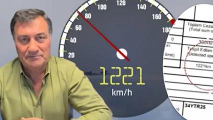 Trafik cezasında akılalmaz olay: Ne u&ccedil;ak ne Formula 1 b&ouml;yle hız yapmadı!