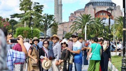 Turist sayısı mayıs ayında geriledi