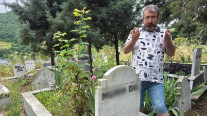 4 ay kira alamayan ev sahibi, mezarlığa giderek şikayet&ccedil;i oldu