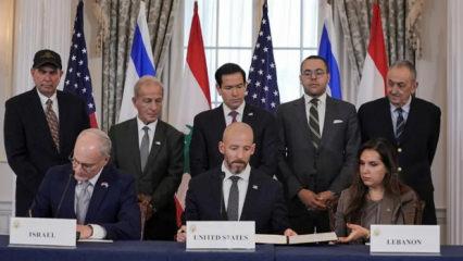 Washington&rsquo;da tarihi imzalar atıldı! İsrail ve L&uuml;bnan'ın &ccedil;er&ccedil;eve anlaşması nedir?