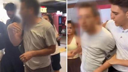 Gizlice kadın fotoğrafı &ccedil;eken ş&uuml;pheliye vatandaş m&uuml;dahale etti