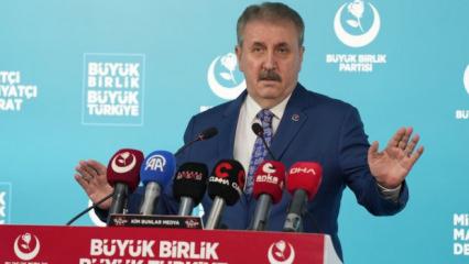 BBP lideri Mustafa Destici'den Deniz G&ouml;ktaş'a: O dili koparırız!