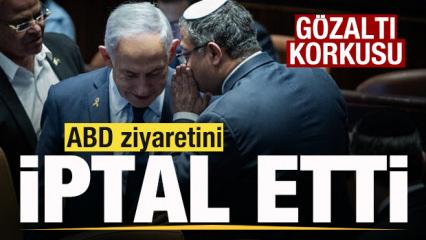 İsrailli bakan Ben-Gvir'in g&ouml;zaltı korkusu! ABD ziyaretini iptal etti