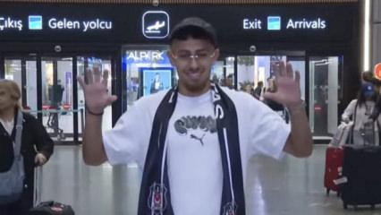 Beşiktaş'ın yeni transferi İstanbul'a geldi!