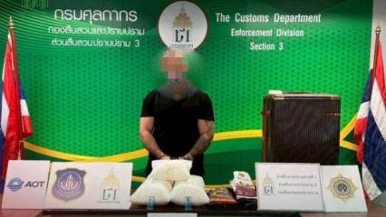 Bir T&uuml;rk, Tayland'da 12 kilo uyuşturucuyla yakalandı
