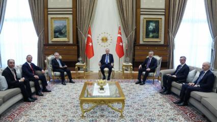 Cumhurbaşkanı Erdoğan, Kulubayev'i kabul etti