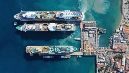 D&uuml;nyaca &uuml;nl&uuml; kruvaziyerler d&uuml;meni İstanbul'a kırdı