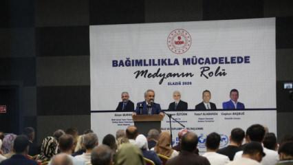 Elazığ'daki panelde &ccedil;ağın vebası bağımlılığa karşı medya uyarısı