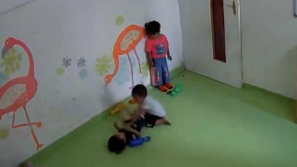 Hindistan'da kreşte kan donduran ihmal: 23 aylık bebek yarım saat boyunca dehşet sa&ccedil;tı!