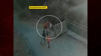 İstanbul Arnavutk&ouml;y'de &ouml;zel gereksinimli &ccedil;ocuk y&uuml;ksekten itildi