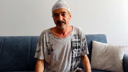 Kaldırımda &ccedil;ay i&ccedil;erken &ouml;l&uuml;mden d&ouml;nd&uuml;