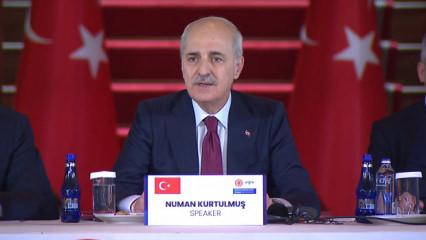 Meclis Başkanı Kurtulmuş'tan d&uuml;nyaya barış &ccedil;ağrısı