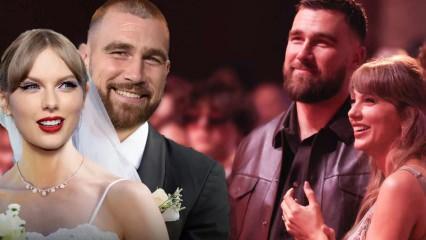 Yılın d&uuml;ğ&uuml;n&uuml;: Taylor Swift ve Travis Kelce evlendi! G&uuml;venlik &ouml;nlemleri dikkat &ccedil;ekti