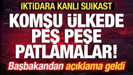 Yunanistan'da peş peşe patlamalar! İktidara kanlı suikast! Başbakandan a&ccedil;ıklama geldi