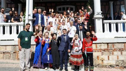 Altın Karag&ouml;z ekiplerinden Başkan Vekili Biba'ya ziyaret