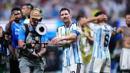 Zaferin ardından g&ouml;zyaşlarına boğulmuştu! Messi ağlamasının sebebini a&ccedil;ıkladı