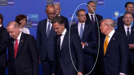 Mi&ccedil;otakis'in Trump ile tokalaşma beklediği anlar Yunan medyasında g&uuml;ndem oldu