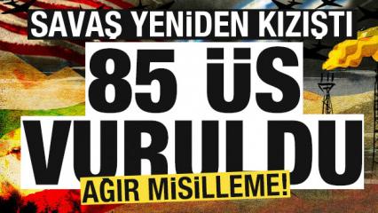 ABD-İran savaşı yeniden kızıştı! Peş peşe saldırılar! Ağır misilleme! 85 &uuml;s vuruldu