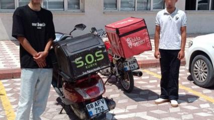Aksaray&rsquo;da bu kadar da olmaz dedirten g&ouml;r&uuml;nt&uuml;ler: Oyun parkına motosikletle &ccedil;ıktılar!