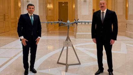 Aliyev, Baykar Y&ouml;netim Kurulu Başkanı Bayraktar'ı kabul etti