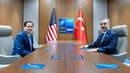Bakan Fidan, ABD'li mevkidaşı Rubio ile g&ouml;r&uuml;şt&uuml;