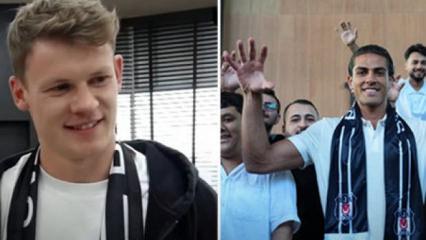 Beşiktaş Alexander N&uuml;bel ve Doğan Alemdar'ı İstanbul'a getirdi! İşte ilk g&ouml;r&uuml;nt&uuml;leri