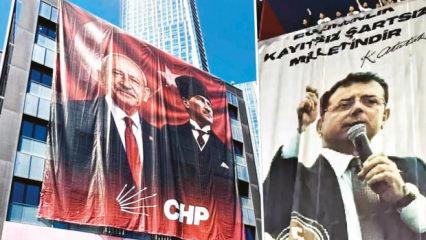 CHP İstanbul il binasında poster savaşı: İmamoğlu resmi iki kez indirildi