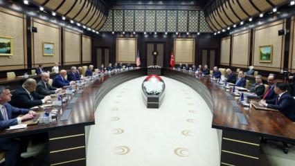 Cumhurbaşkanı Erdoğan, Trump ile heyetler arası g&ouml;r&uuml;şmeye başkanlık etti