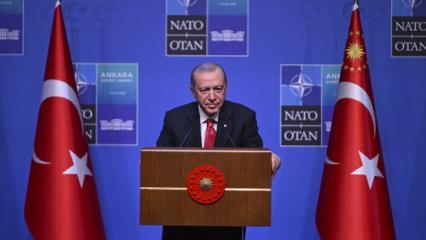 Cumhurbaşkanı Erdoğan'dan NATO liderlerine 'tabanca' hediyesi