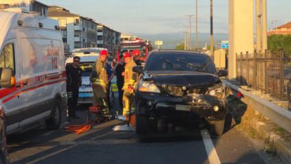 D&uuml;zce'de zincirleme trafik kazası: &Ouml;l&uuml; ve yaralı var!