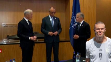 Haaland NATO Zirvesi'nde de liderlerin g&uuml;ndemi oldu