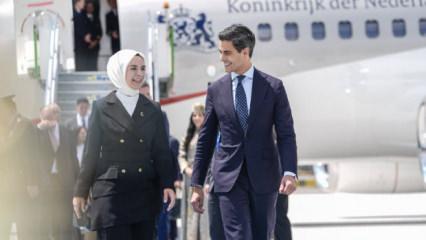 Bakan G&ouml;ktaş karşıladı: NATO Zirvesi'nde Hollanda ile dikkat &ccedil;eken karşılama diplomasisi!