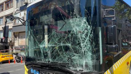 İETT otob&uuml;s&uuml; ambulansla &ccedil;arpıştı: Yaralılar var!