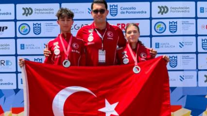 Milli sporcularımız Avrupa ikincisi oldu!