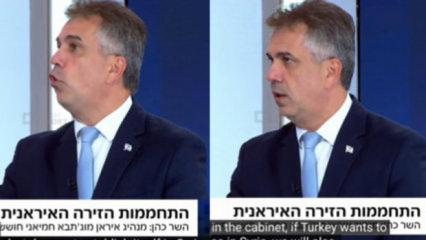 İsrailli Bakandan T&uuml;rkiye'ye a&ccedil;ık tehdit: Onlar yaparsa biz de yaparız