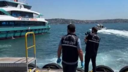 İstanbul Boğazı'nda acı olay! Vapurdaki yolcular fark etti...