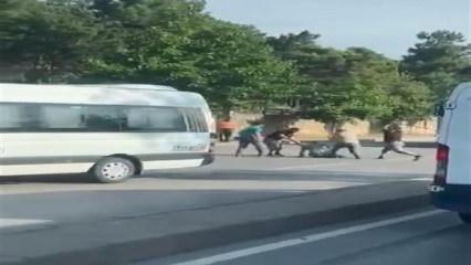 Kocaeli'de trafikteki sopalarla darba 4 tutuklama