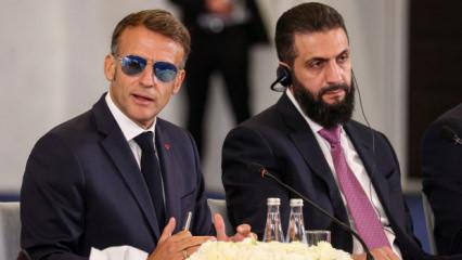 Macron ve Şara Şam'da bir araya geldi: İmzalar atıldı